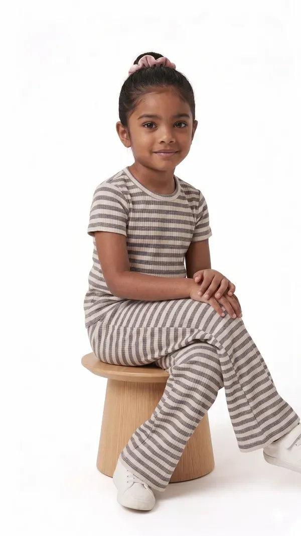 Girls_Premium_Striped_Ribbed_Cotton_T_Shirt_And_Flare_Pant_Set