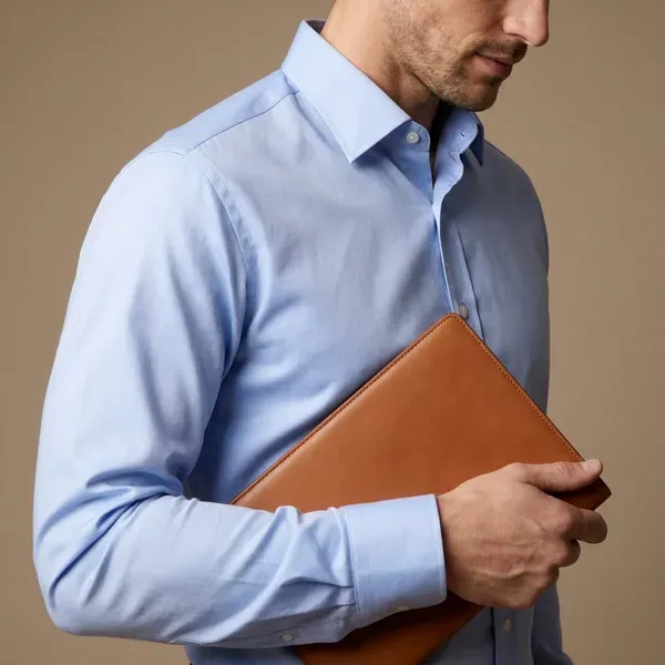 Blue_Solid_Formal_Shirt_For_Men