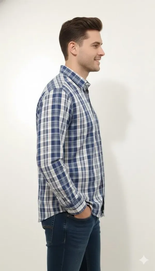 Multicolor_Printed_Geometric_Print_Checkered_Casual_Shirt_For_Men