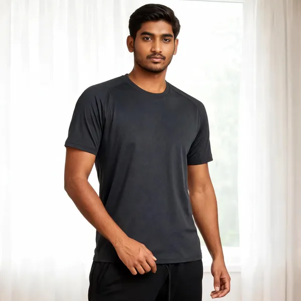 Black_Polyester_Sports_T_Shirt_For_Men