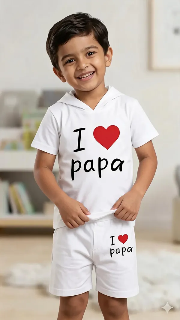 Kids_Cotton_Hooded_T_Shirt_And_Shorts_Co_Ord_Set