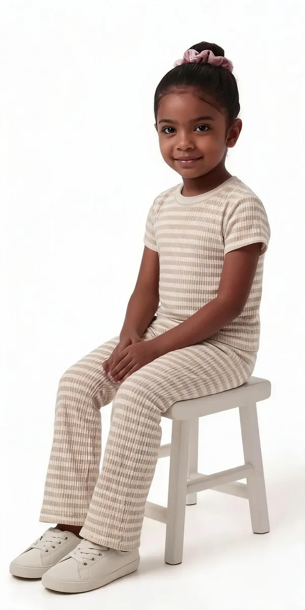 Girls_Premium_Striped_Ribbed_Cotton_T_Shirt_And_Flare_Pant_Set