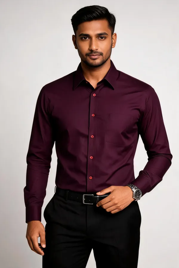 Purple_Solid_Formal_Shirt_For_Men