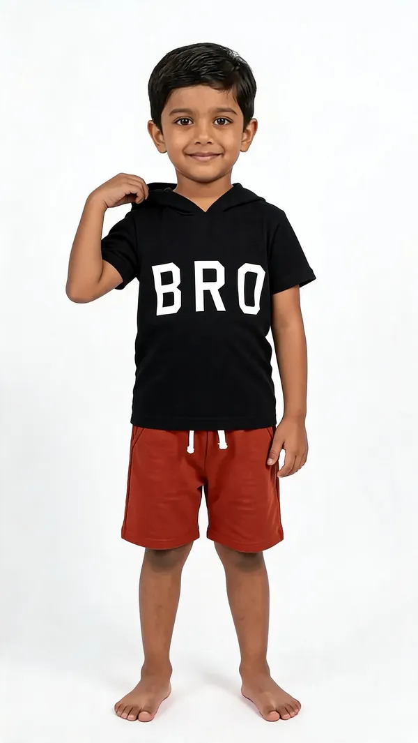 Boys_Girls_Casual_Hooded_T_Shirt_And_Shorts_Co_Ord_Set