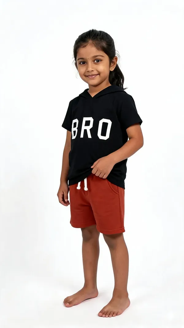 Boys_Girls_Casual_Hooded_T_Shirt_And_Shorts_Co_Ord_Set