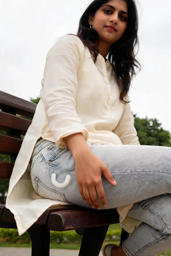 White_Cargo_Jeans_With_Utility_Pockets_And_Strap_Details_For_Women