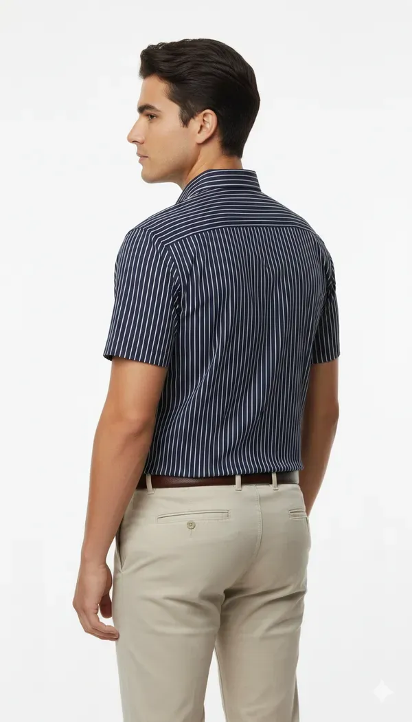 Navy_Blue_And_White_Micro_Stripe_Regular_Fit_Half_Sleeve_Formal_Casual_Shir_More