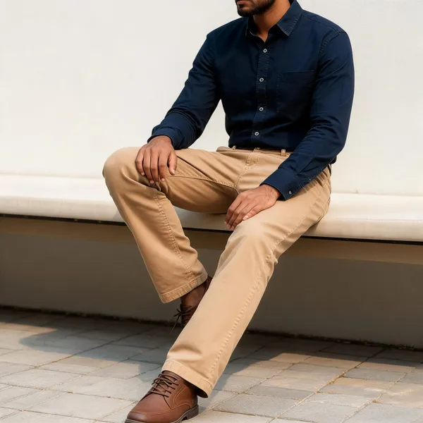Beige_Casual_Fit_Trousers_For_Men