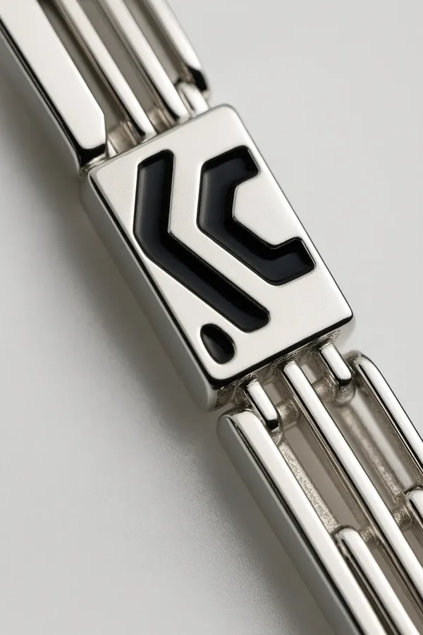 925_Sterling_Silver_Geometric_Cuff_Bracelet_For_Men_Handcrafted_Minimal_Luxury_Default_Title
