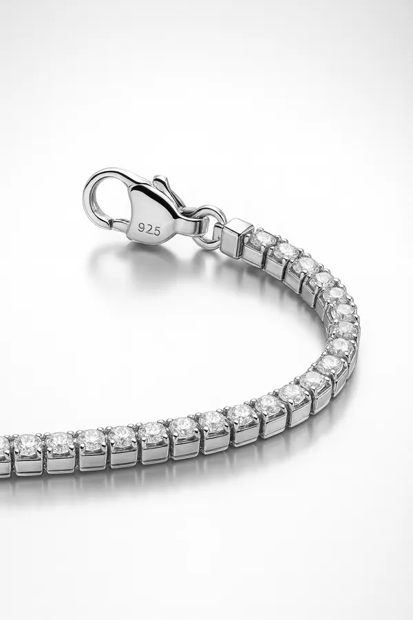 925_Sterling_Silver_Tennis_Bracelet_For_Men_S_K_Jewellers_Default_Title