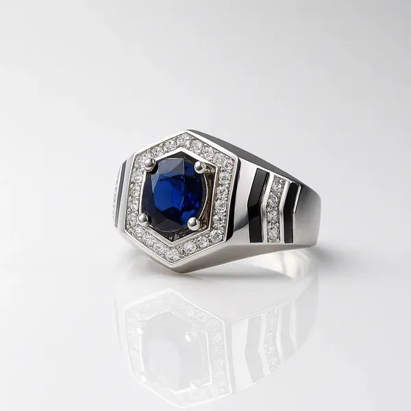 Pure_925_Sterling_Silver_Rings_With_Blue_Sapphire_Center_Stone_Diamond_Halo_Luxury_Hexagon_Design_Default_Title