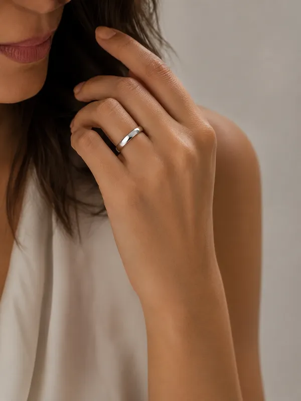 925_Pure_Silver_Classic_Plain_Band_Rings_Minimal_Unisex_Promise_Ring_For_Daily_Wear_Default_Title