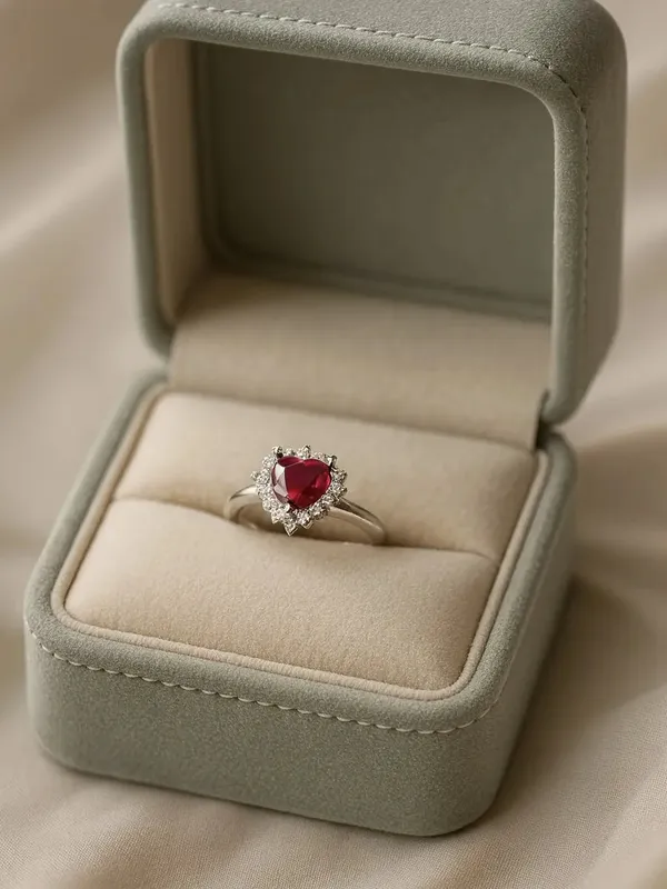 The_Eternal_Love_Rings_925_Silver_Heart_Shaped_Ruby_With_Diamond_Halo_For_A_Promise_That_Never_Fades_Default_Title