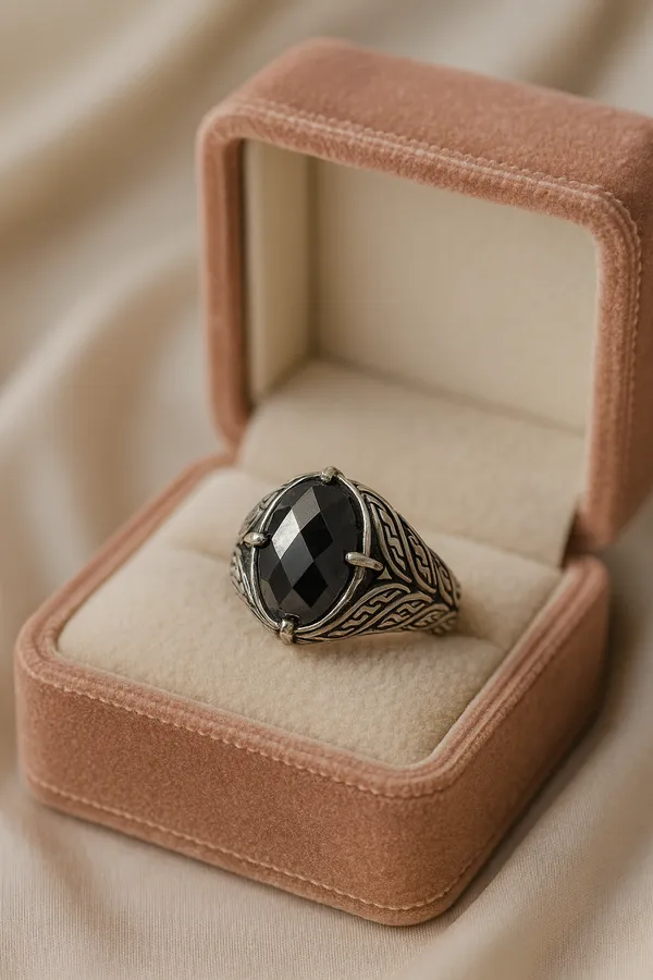 The_Midnight_Sovereign_A_Regal_Black_Onyx_Silver_Rings_Default_Title