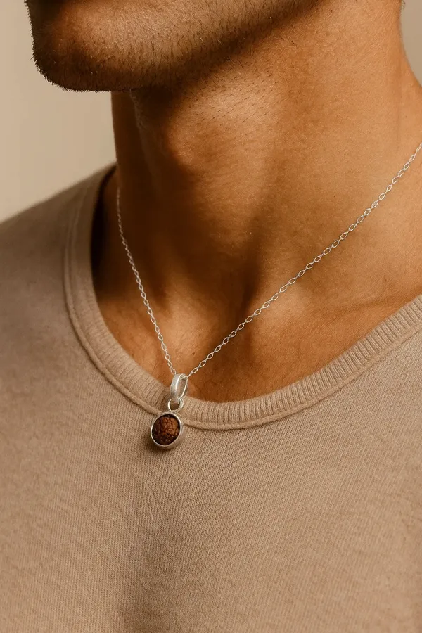 Natural_Rudraksh_In_A_Minimal_Silver_Luxe_Shell_Default_Title