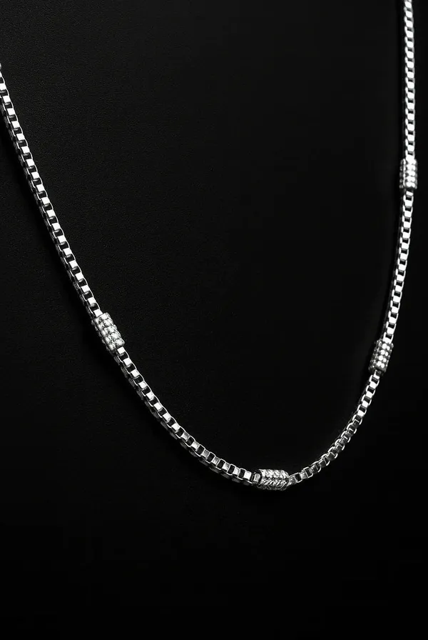 Eternal_Edge_Silver_Chain_Precision_Cut_Box_Links_For_Modern_Masculine_Refinement_Default_Title
