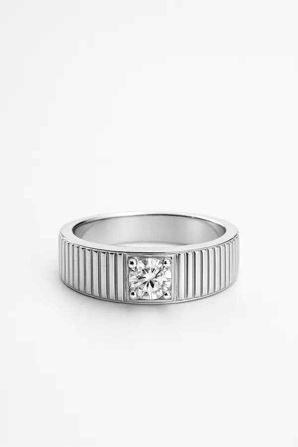 Vanguard_Crest_Solitaire_Diamond_Rings_In_Textured_Sterling_Silver_Power_Default_Title