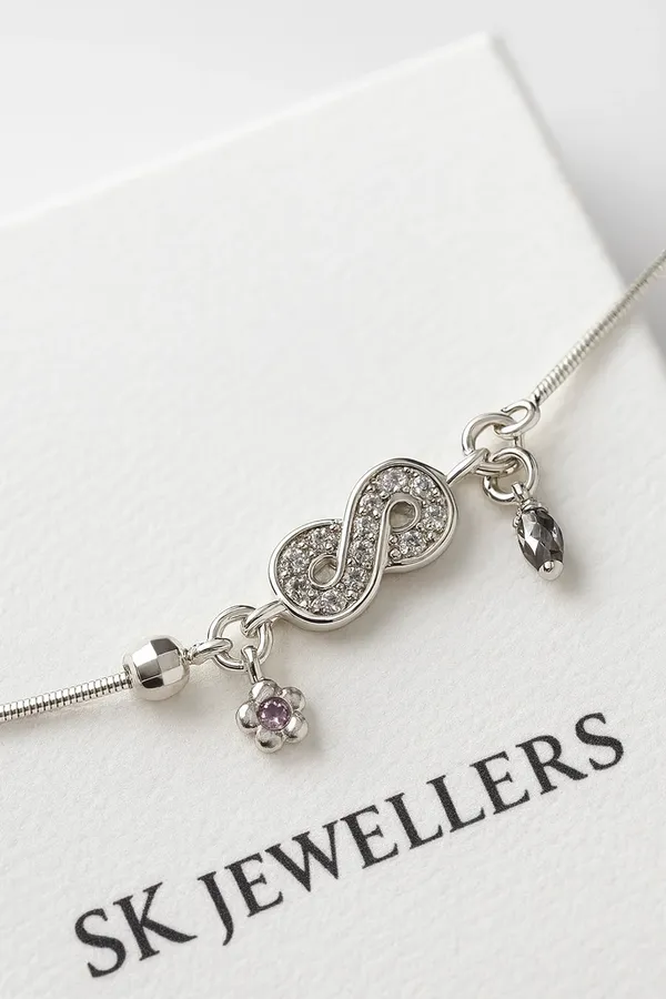 Infinite_Bloom_925_Sterling_Silver_Anklet_With_Lavender_Crystal_Halo_Single