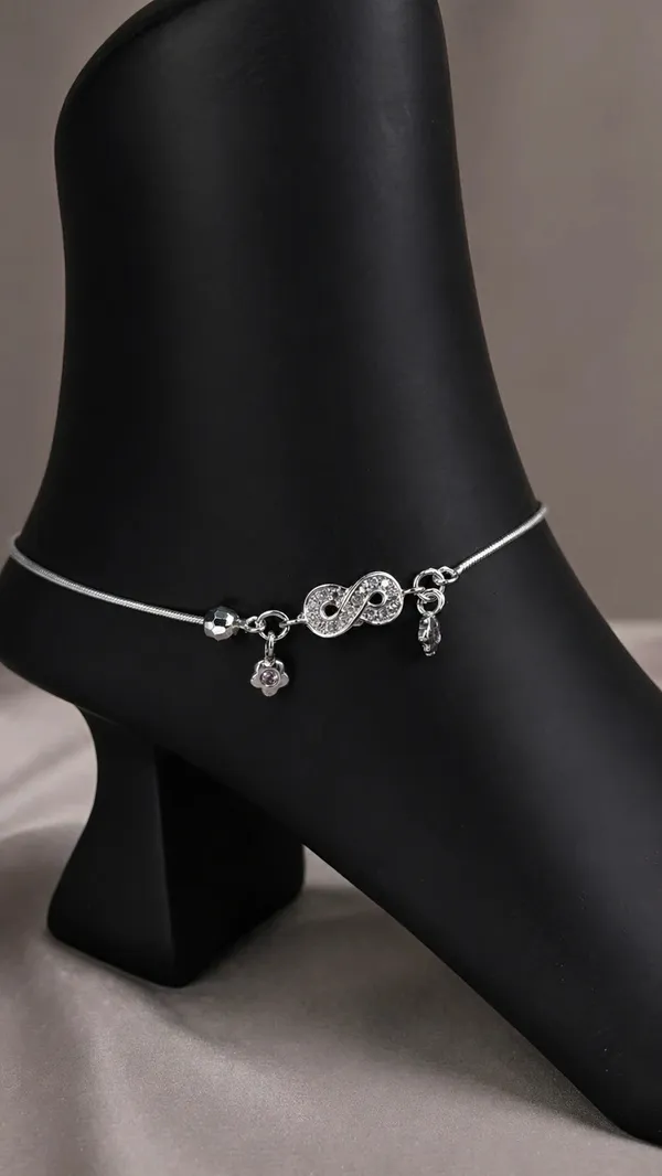 Infinite_Bloom_925_Sterling_Silver_Anklet_With_Lavender_Crystal_Halo_Pair