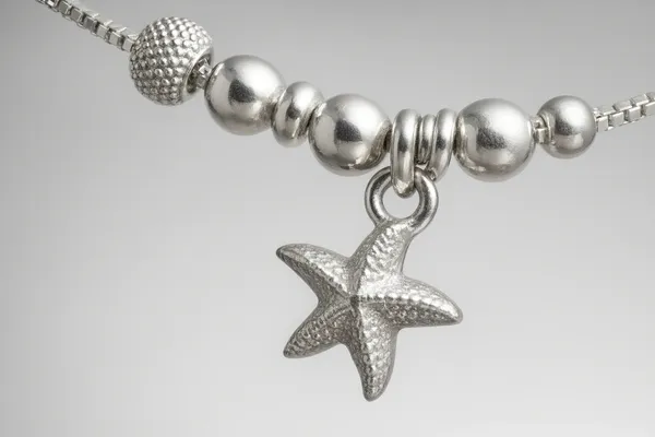 Garden_Halo_Sterling_Silver_Anklet_With_Ruby_And_Emerald_Talisman_Charm_Pair