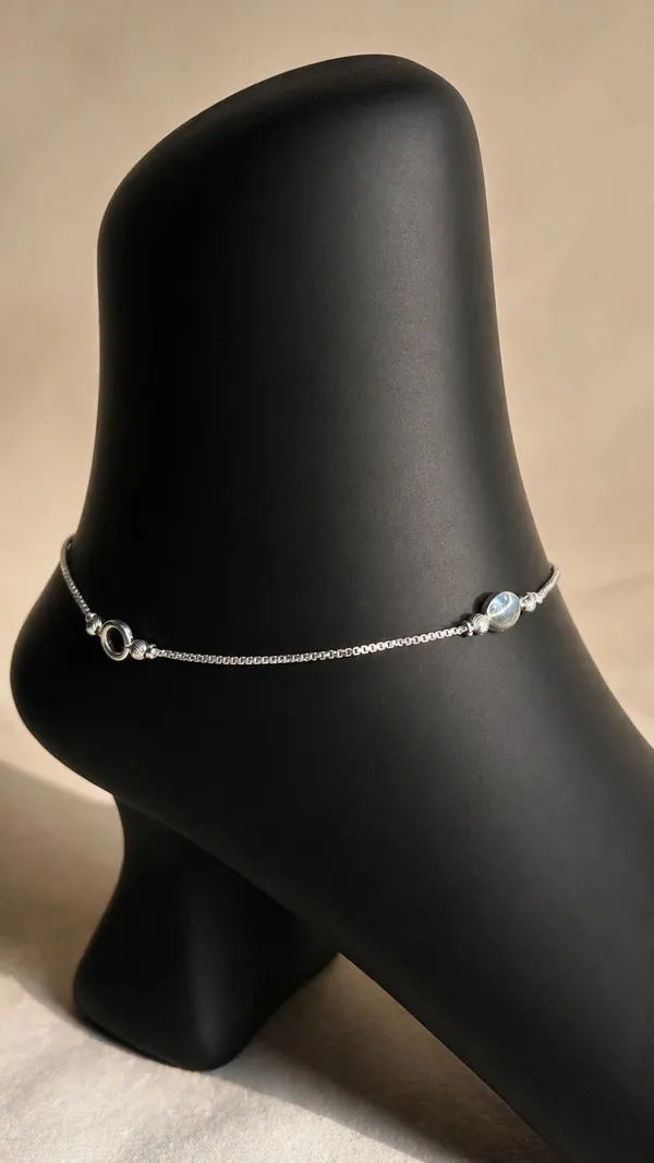 Moonlit_Mirage_Silver_Anklet_With_Luminous_Rainbow_Moonstone_Charm_Pair