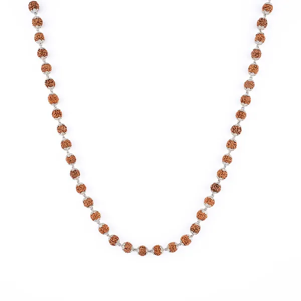 925_Sterling_Silver_Capped_Rudraksha_Mala_5_Mukhi_Rudraksh_Mala_With_Silver_Caps_Certified_Spiritual_Japa_Mala_For_Meditation_Prayer_Default_Title