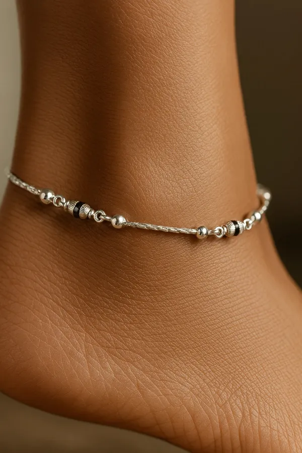 Midnight_Thread_Silver_Anklet_Sleek_Beaded_Charms_For_Effortless_Grace_Single