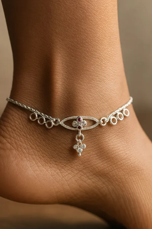 Crimson_Halo_Charm_Silver_Anklet_Ruby_Kissed_Elegance_For_Every_Step_Pair