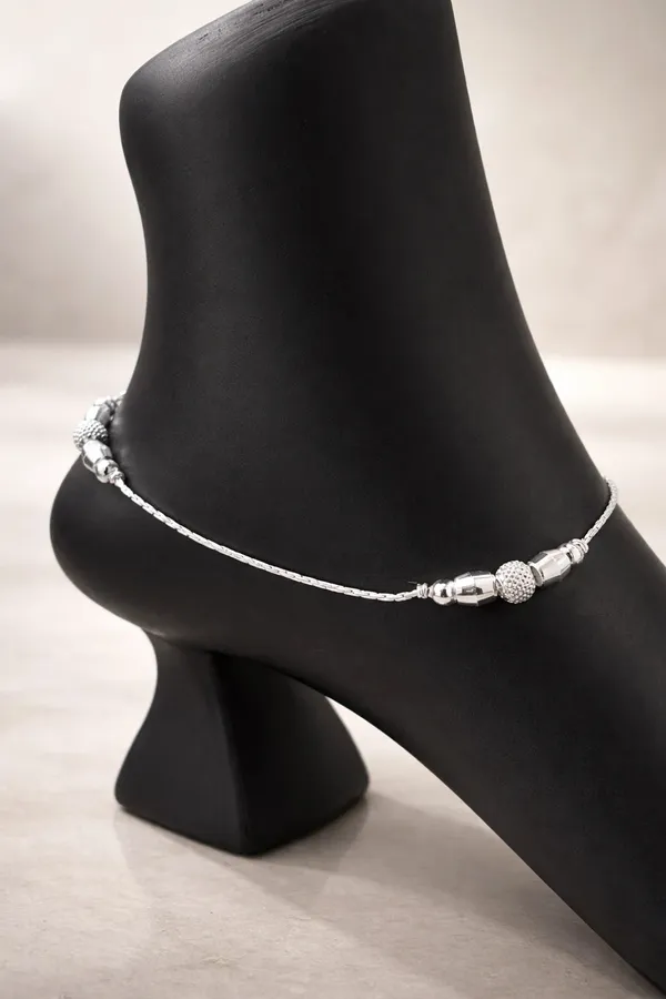 Starlit_Sphere_Silver_Anklet_A_Dainty_Orbit_Of_Everyday_Radiance_Single