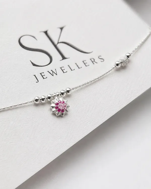 Celestial_Blossom_Radiant_Ruby_Charm_Silver_Anklet_Pair