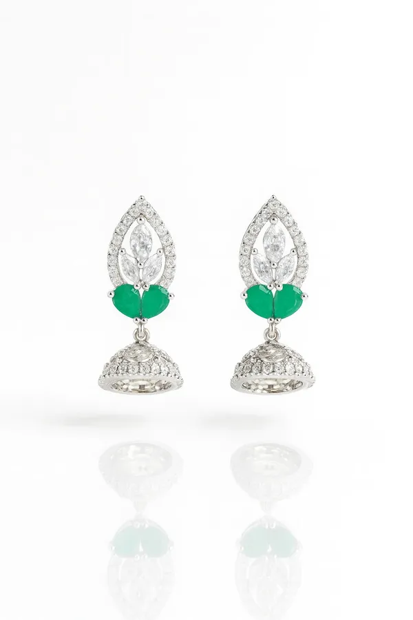 Whispering_Elegance_Mesmeric_Oxidised_Silver_Gem_Drop_Earrings_Default_Title