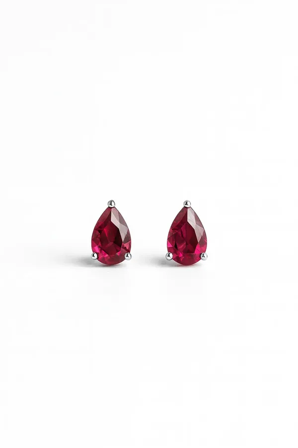 Radiant_Allure_Luxurious_Ruby_Oxidised_Silver_Stud_Earrings_Default_Title