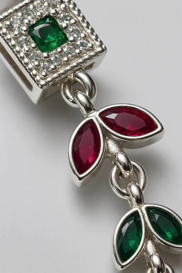 Emerald_Enchantment_Dazzling_Oxidised_Silver_Vine_Earrings_Default_Title