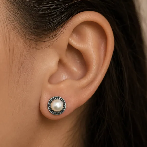 Ocean_S_Whisper_Elegant_Oxidised_Silver_Pearl_Stud_Earrings_Default_Title