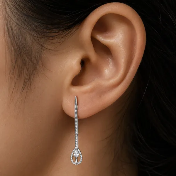 Celestial_Symphony_Luminous_Oxidised_Silver_Teardrop_Earrings_Default_Title