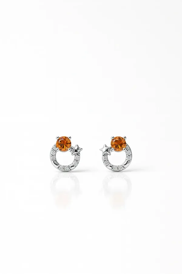 Celestial_Elegance_Oxidised_Silver_And_Golden_Citrine_Earrings_Default_Title