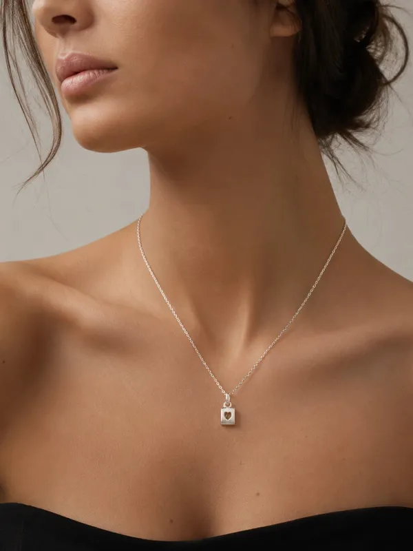 Eternal_Love_Heartfelt_Silver_Pendant_Of_Necklace_Default_Title