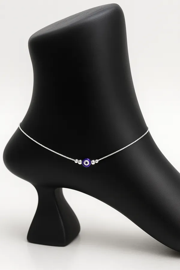 Whispering_Grace_Black_Beaded_Silver_Anklets_For_Radiant_Steps_Single