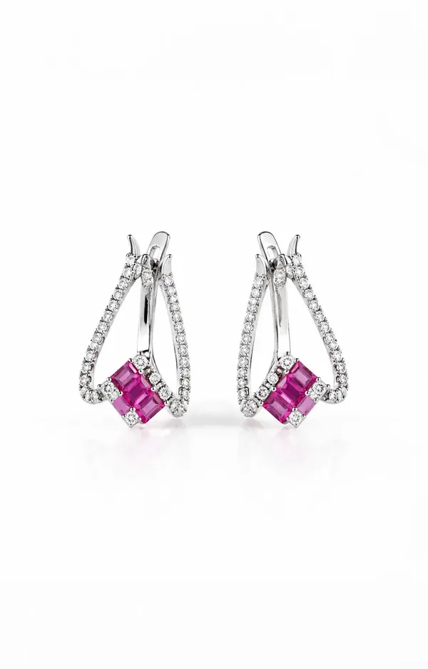 Pink_Radiance_Geometric_925_Sterling_Silver_Earrings_Default_Title