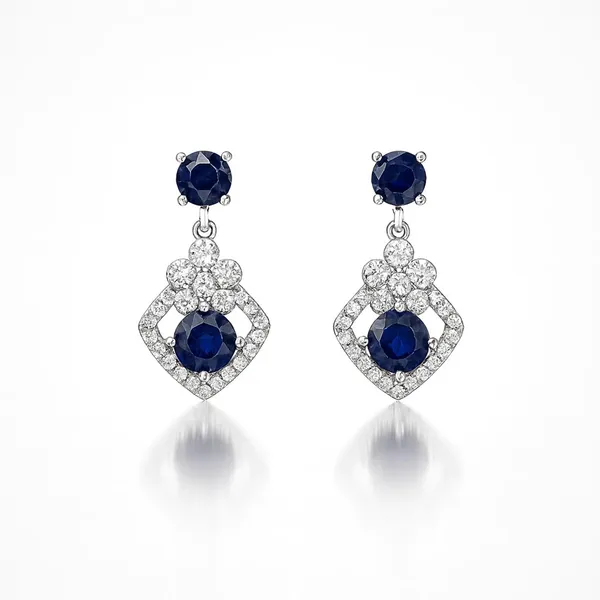 Twilight_Elegance_Captivating_Sapphire_Silver_Luxury_Earrings_Default_Title