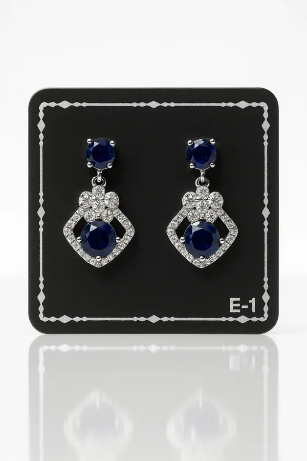 Twilight_Elegance_Captivating_Sapphire_Silver_Luxury_Earrings_Default_Title