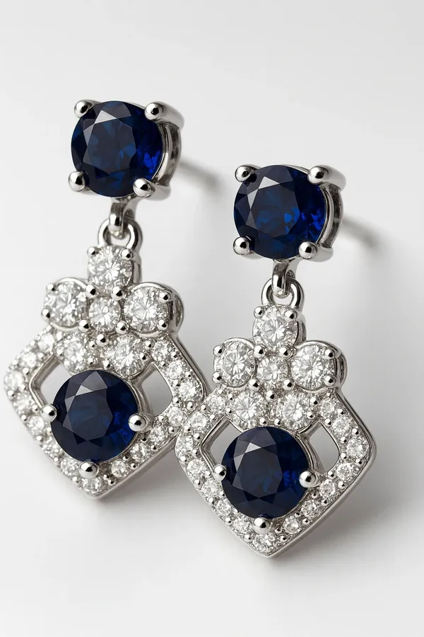 Twilight_Elegance_Captivating_Sapphire_Silver_Luxury_Earrings_Default_Title