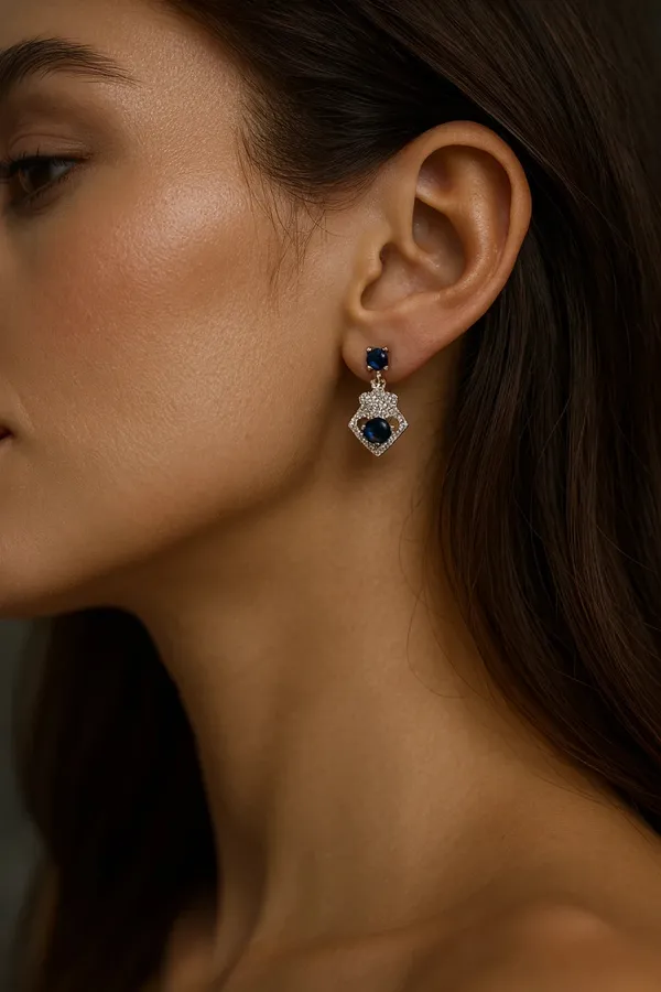 Twilight_Elegance_Captivating_Sapphire_Silver_Luxury_Earrings_Default_Title