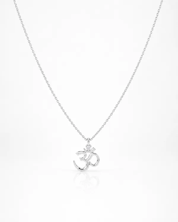 925_Sterling_Silver_Om_Pendant_Necklace_Sacred_Aum_Symbol_Pendant_For_Men_Women_Default_Title