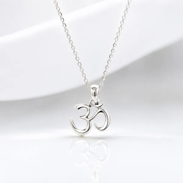 925_Sterling_Silver_Om_Pendant_Necklace_Sacred_Aum_Symbol_Pendant_For_Men_Women_Default_Title