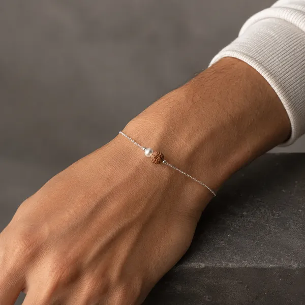 Silver_Water_Pearl_5_Mukhi_Rudraksh_Bracelet_Minimal_Spiritual_Bracelet_Default_Title