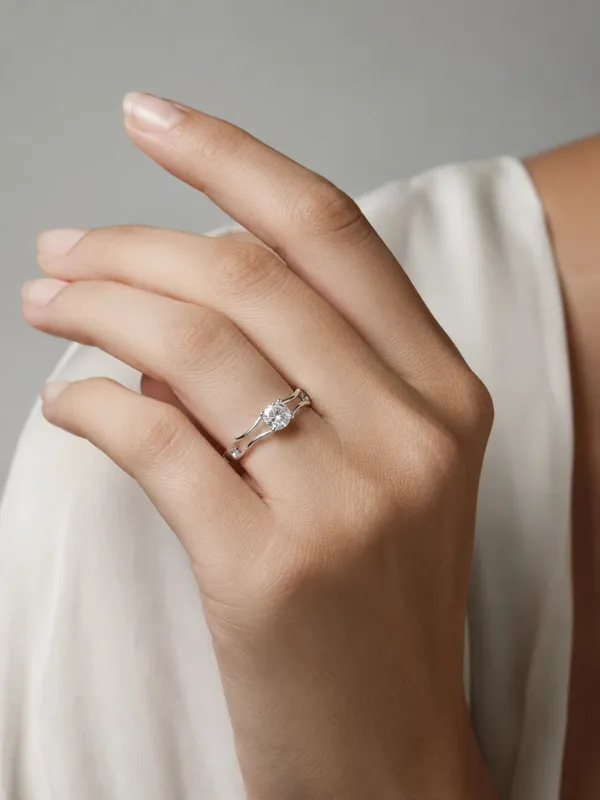Serenity_Sparkle_Solitaire_Diamond_Rings_In_Elegant_Silver_Default_Title