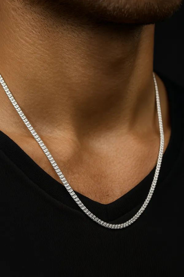 925_Sterling_Silver_Flat_Woven_Chain_Default_Title