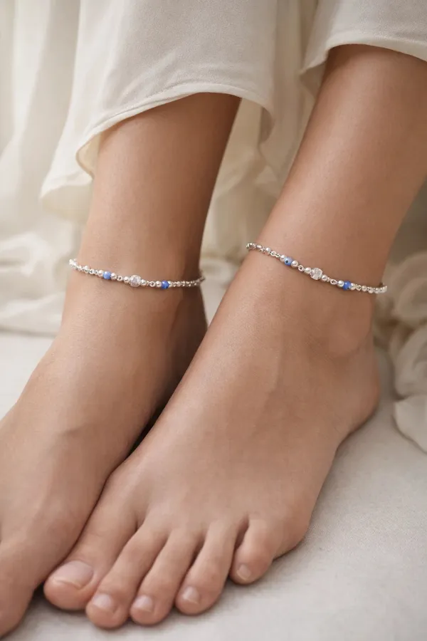 Ocean_Murmur_Silver_Anklet_With_Blue_Beads_A_Tranquil_Talisman_For_Every_Step_Single