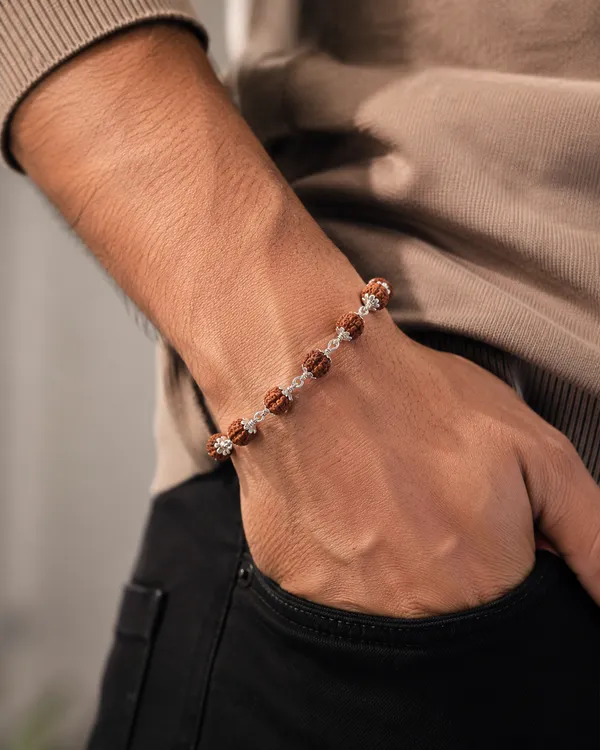 Rudraksha_Silver_Bracelet_Natural_Beads_With_925_Sterling_Silver_Links_Default_Title
